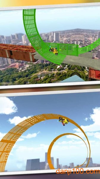 不可能的摩托车轨道