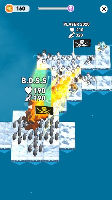 企鹅筏挑战赛游戏(penguin war of raft)