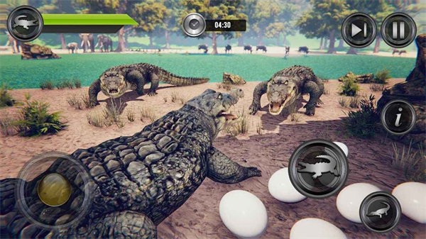 愤怒的鳄鱼模拟器3d(Angry Crocodile Wild Attack 3D)