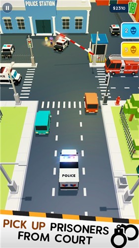 美国警察驾驶模拟器