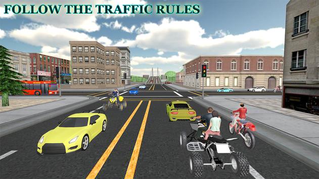 ATV Quad Bike Taxi Simulator Free: Bike Taxi Games