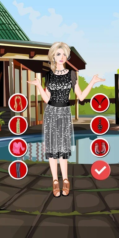 假日的换装游戏(Bungalow Holiday Dress Up)