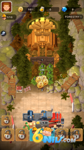 放置伐木场木材帝国