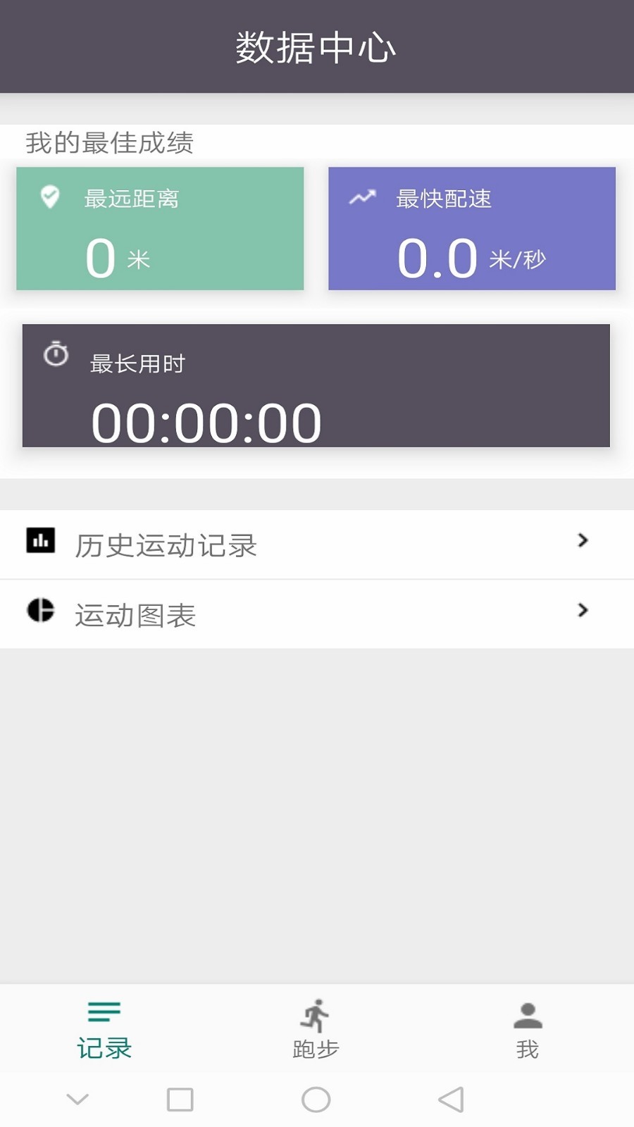 慧跑跑步记录