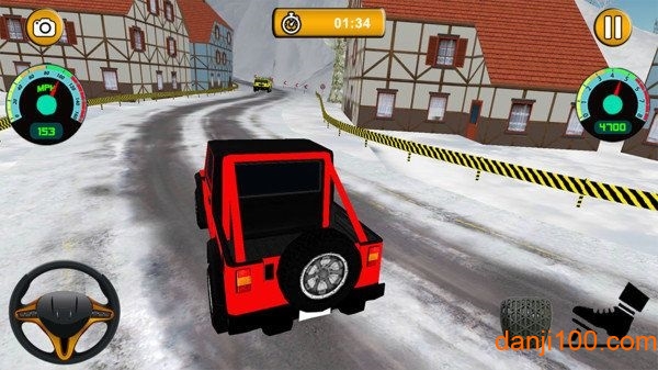 吉普车雪地驾驶