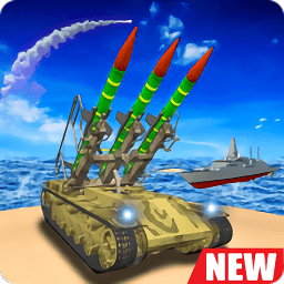 Missile Launcher Battleship:Island Naval Attack