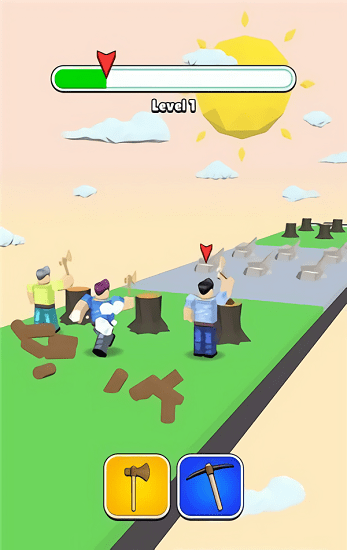 方块工匠变换跑酷官方版(Roblock Transform Run)