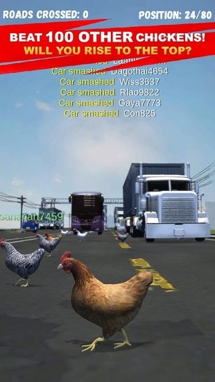 母鸡过马路游戏(chickenroyale)
