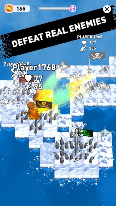 企鹅筏挑战赛游戏(penguin war of raft)