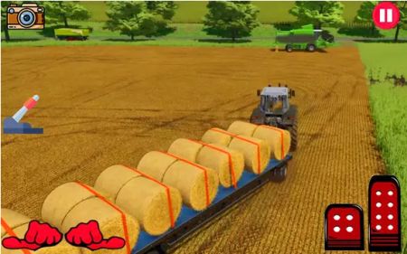 拖拉机手推车农业Tractor Trolley Farming