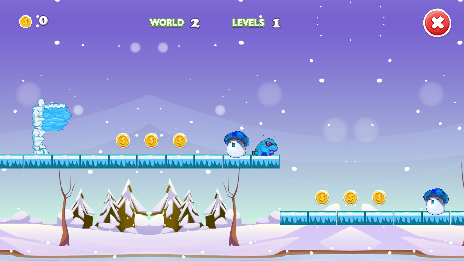 Snowman Hop Run(雪人疯狂跑酷)