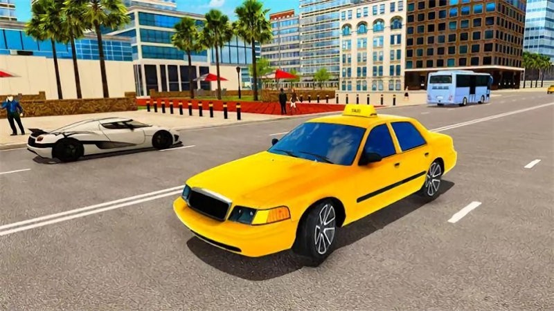 Real Taxi Driving Simulator 2021: Grand City Taxi