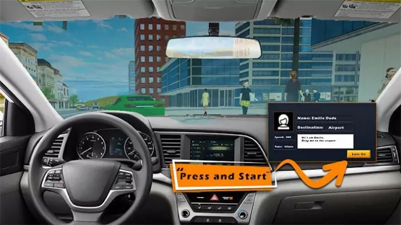 Real Taxi Driving Simulator 2021: Grand City Taxi