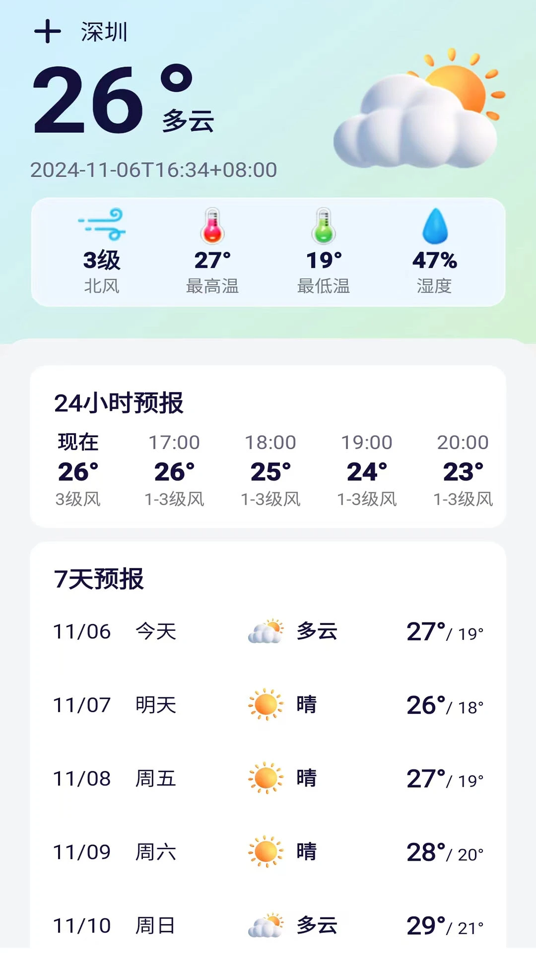 红蛙天气日历