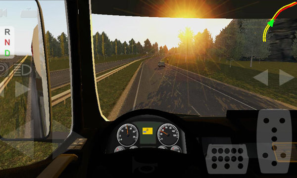 模拟真实卡车运输