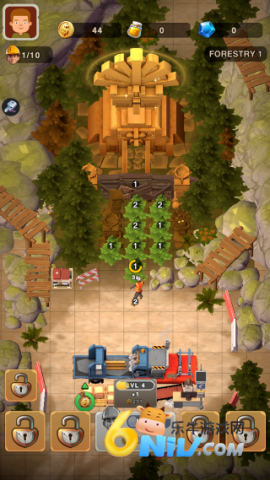 放置伐木场木材帝国