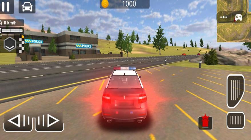 城市警用摩托驾驶