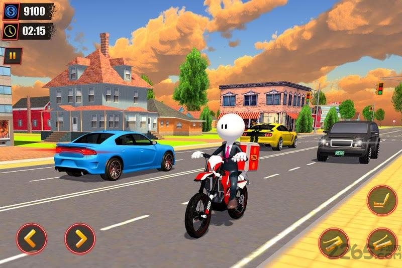 披萨饼送货员手机版(Stickman Pizza Delivery)