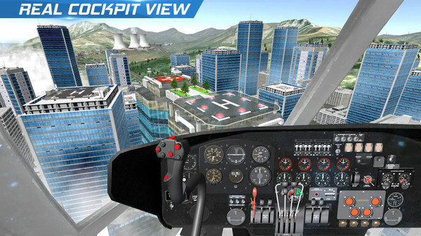 Helicopter Flying Simulator: Car Driving
