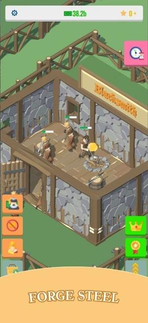 空闲中世纪村庄