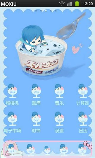 冰淇淋魔秀桌面主题（壁纸美化软件）