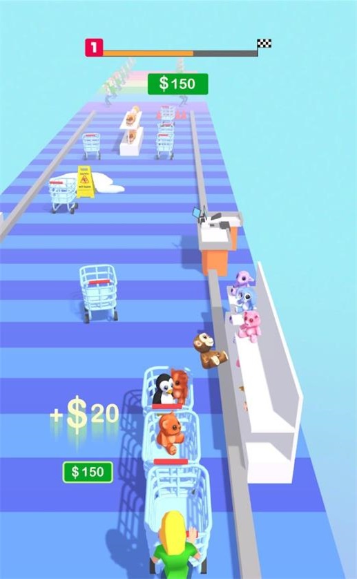 购物车堆栈游戏