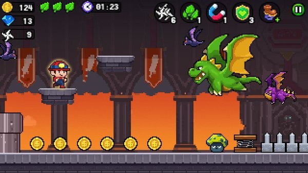 像素世界酷跑游戏