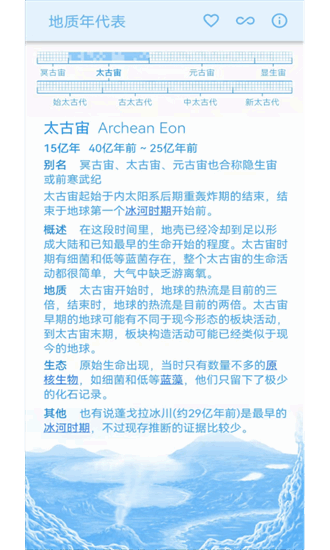 地质年代表