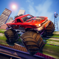 巨型卡车屋顶特技（Mega Truck Rooftop Stunt Games）