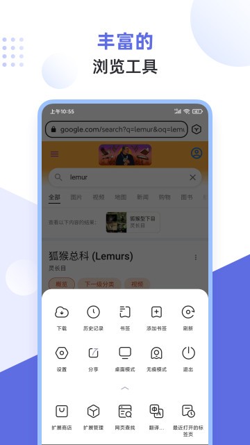Lemur浏览器 安卓最新版v2.7.3.013