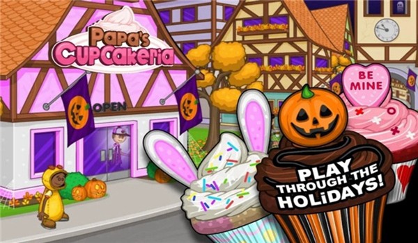 老爹的纸杯蛋糕店官方正版 (Papa's Cupcakeria HD)安卓版v1.1.3
