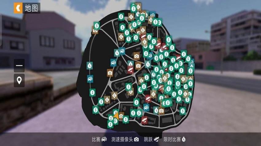 城市自由驾驶模拟
