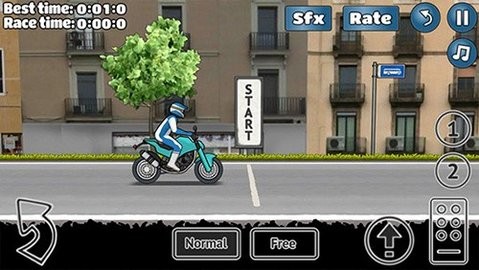 特技摩托挑战翘头游戏