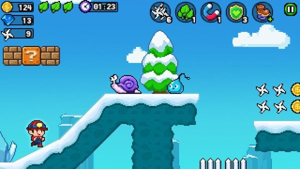 像素世界酷跑游戏