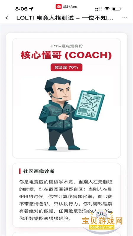 LOLTI 电竞人格测试