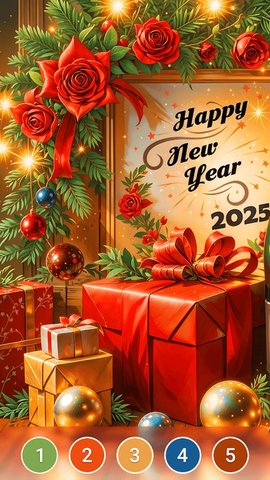 新年涂色书2025(NewYearColoringBook2025)