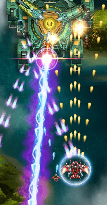 天空猛禽太空入侵者破解版无限金币钻石(Sky Raptor)