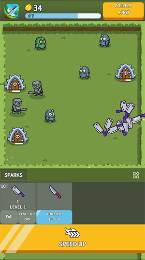 Knife Master: Idle Merge Game
