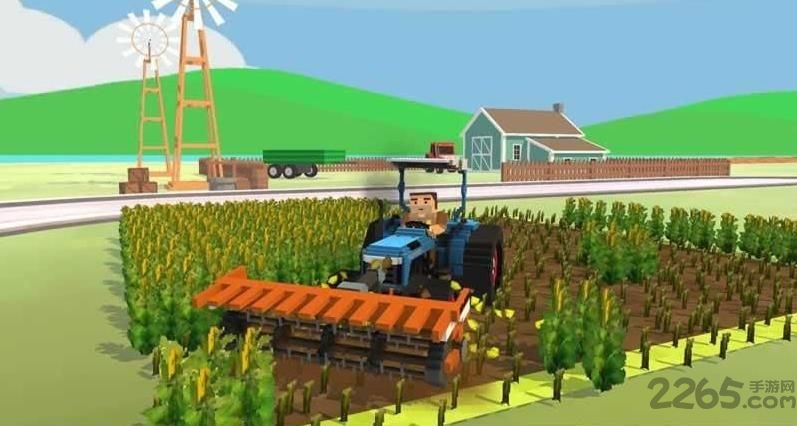 Blocky Farm: Corn Professional