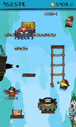 涂鸦跳跃海盗中文版(DoodleJump)