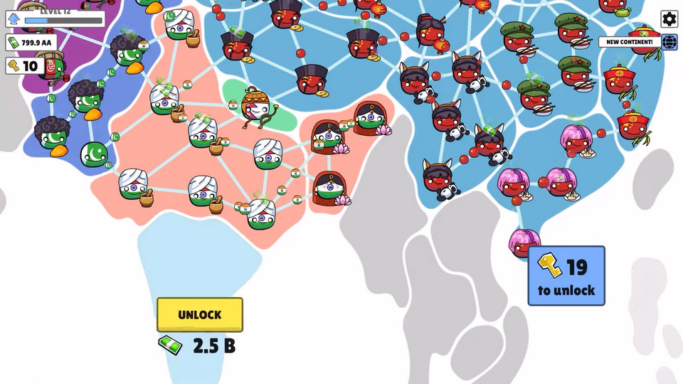 国家球：世界连接