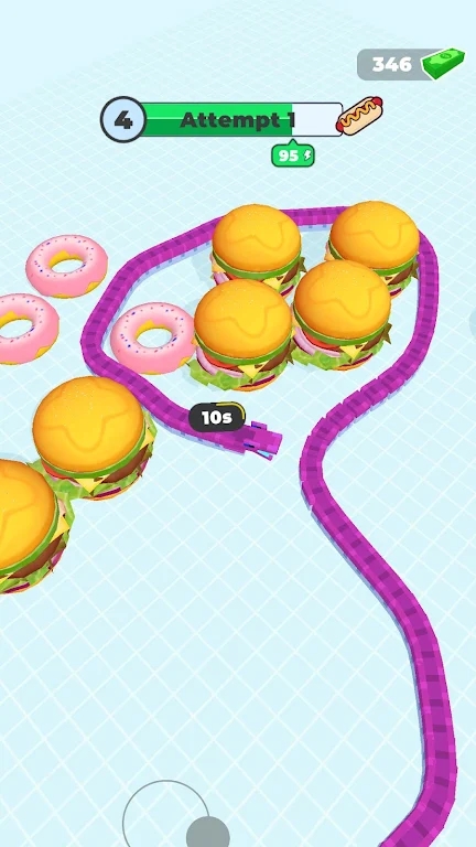 做最长的蛇(Snake Attack)