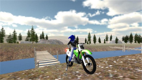 越野摩托比赛3D