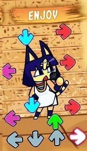 ankha fnf mod(埃及猫跳舞游戏)