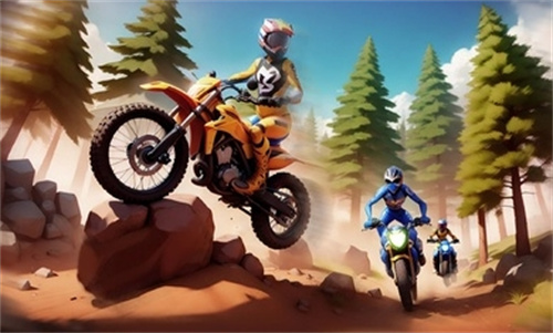 摩托越野赛车 摩托越野赛车
