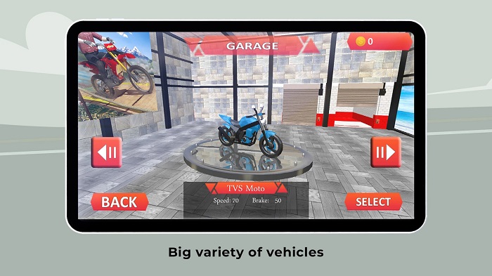 特技自行车赛车手