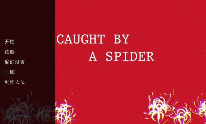 被蜘蛛抓住了