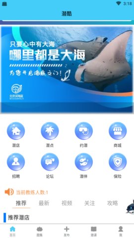潜酷潜水平台