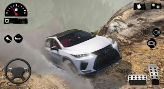 雷克萨斯越野车驾驶Lexus car offroad Drive