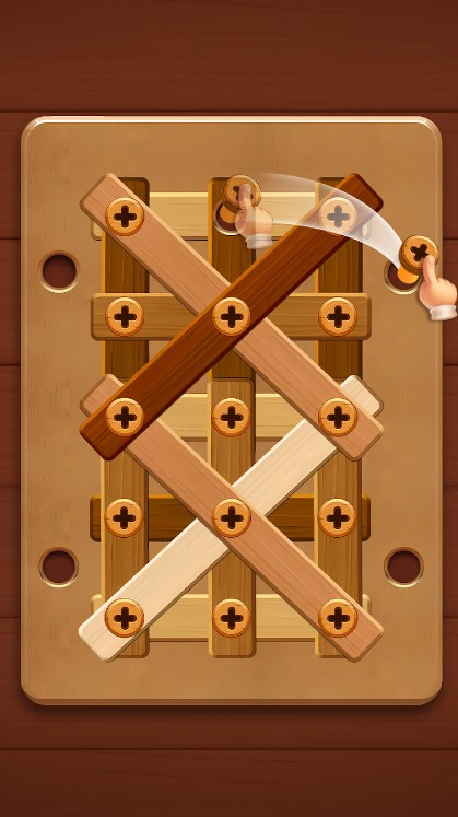 螺母与螺栓拧和分类(NutsBoltsWoodScrewPuzzle)